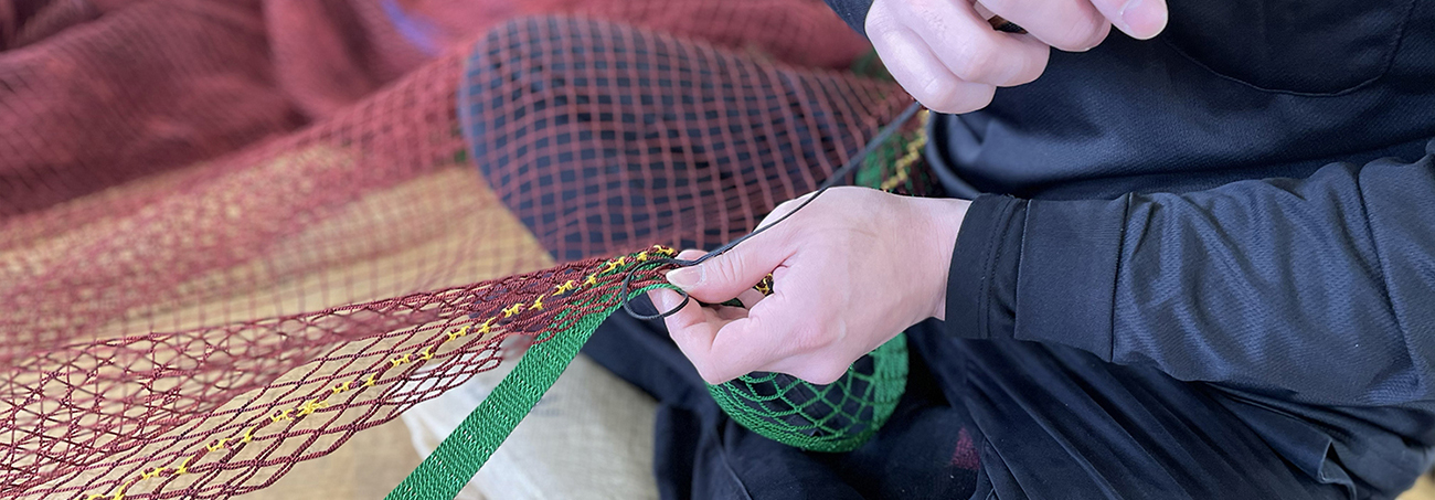 漁網の仕立・メンテナンス