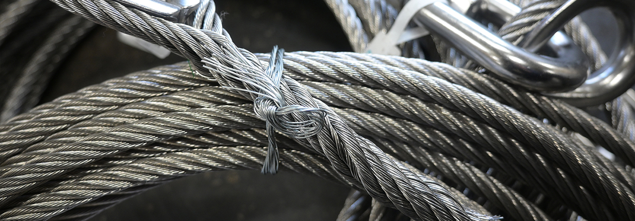 ロープ・ワイヤーの端末加工
